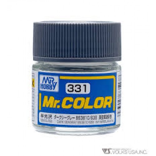 Mr Color Dark Seagray BS381C 638 C331